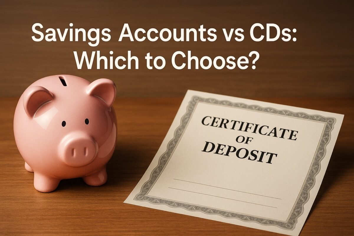 Savings accounts and CDs (certificates of deposit): Which should I choose? 1