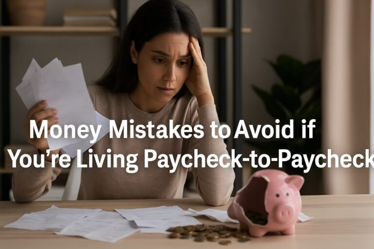 Money Mistakes to Avoid if You’re Living Paycheck‑to‑Paycheck 3
