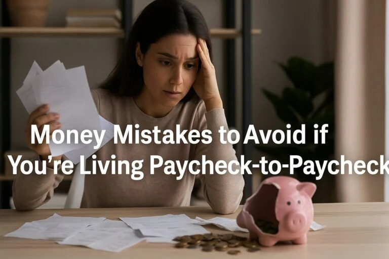 Money Mistakes to Avoid if You’re Living Paycheck‑to‑Paycheck 9