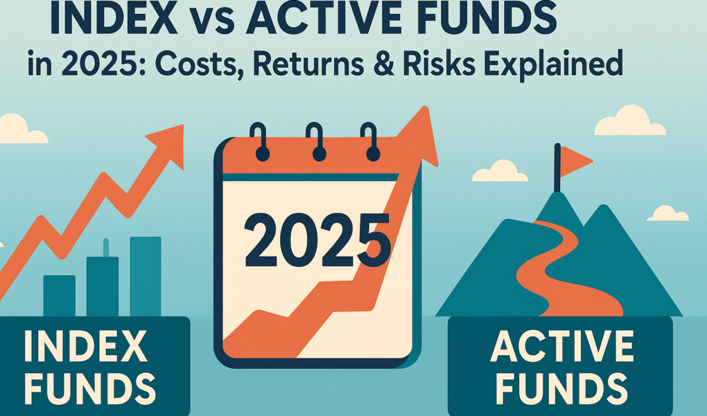 Index vs Active Funds in 2025: Costs, Returns & Risks Explained