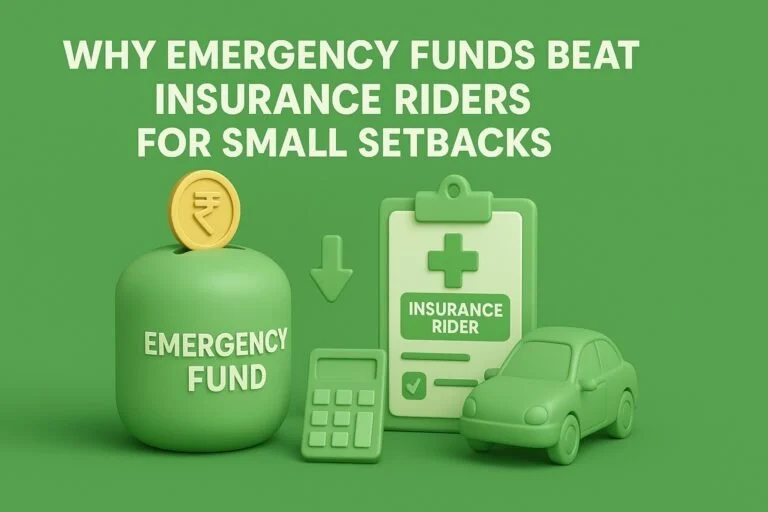 Why Emergency Funds Beat Insurance Riders for Small Setbacks 3