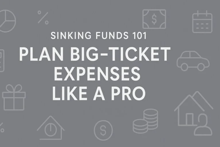 Sinking Funds 101 — Plan Big-Ticket Expenses Like a Pro 9