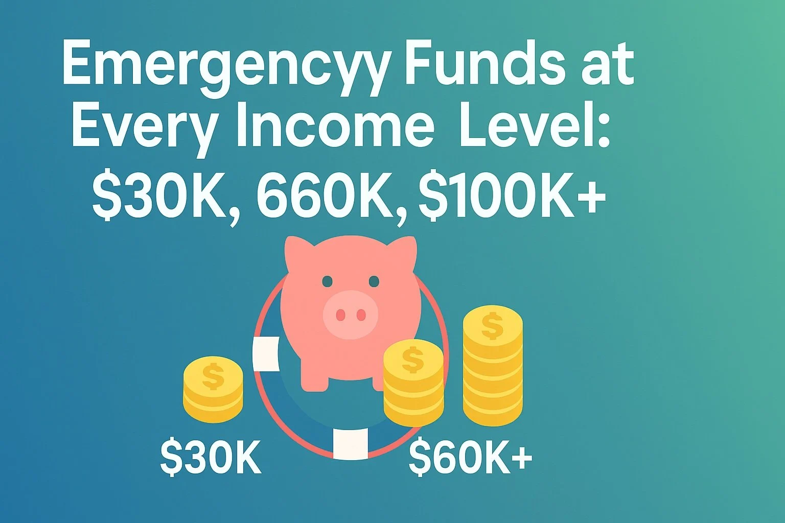 Emergency Funds at Every Income Level: $30K, $60K, $100K+ 1