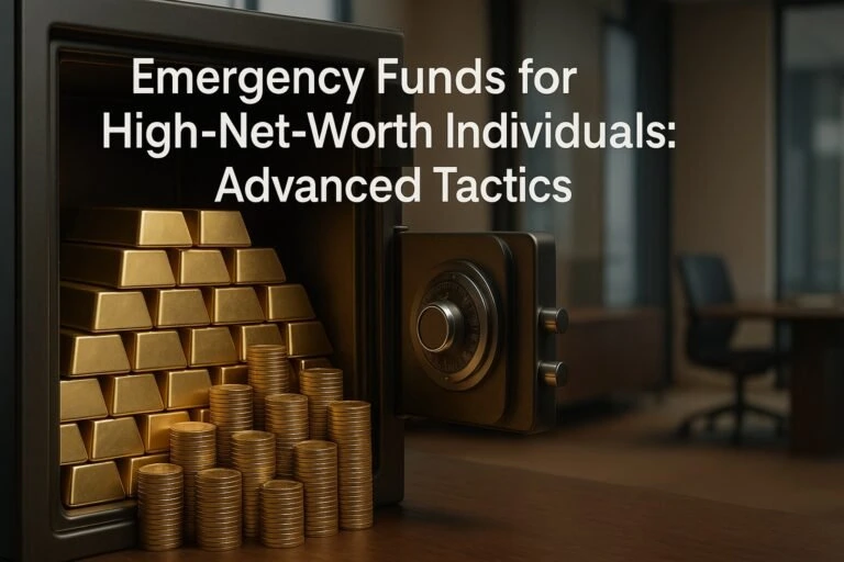 Emergency Funds for High‑Net‑Worth Individuals: Advanced Tactics 7