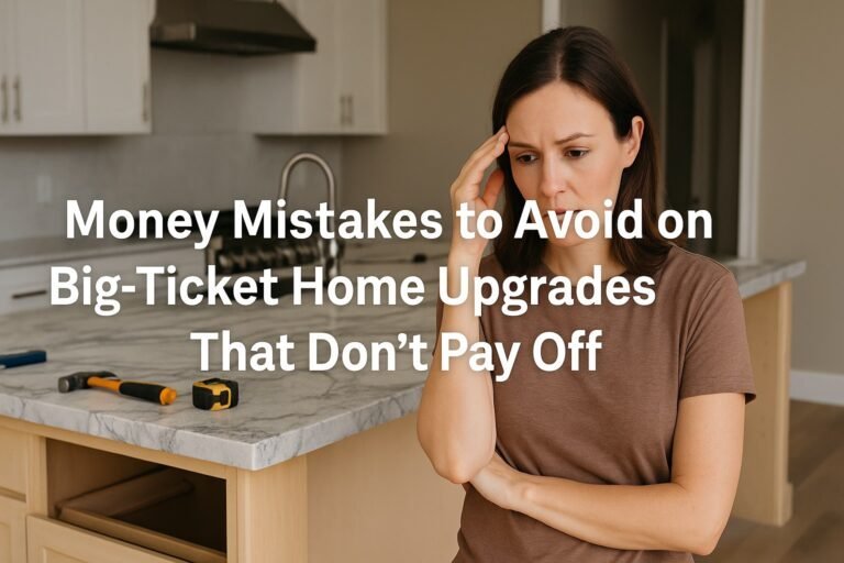 Money Mistakes to Avoid on Big‑Ticket Home Upgrades That Don’t Pay Off 4