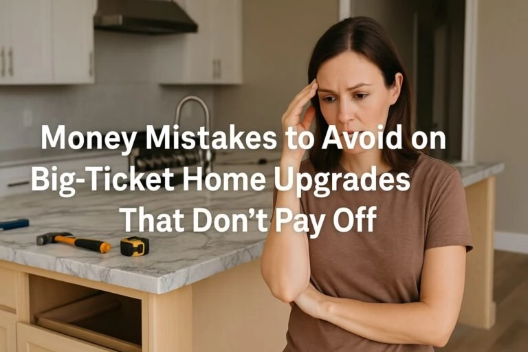 Money Mistakes to Avoid on Big‑Ticket Home Upgrades That Don’t Pay Off 5