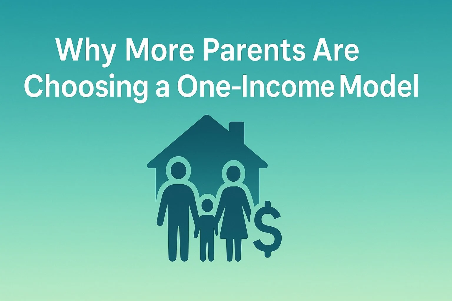 One income household savings for growing families