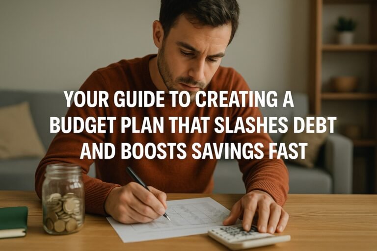 Your Guide to Creating a Budget Plan That Slashes Debt and Boosts Savings Fast 4