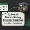 12‑Month Money Saving Strategy Roadmap: From $0 to 5‑Figure Savings 4