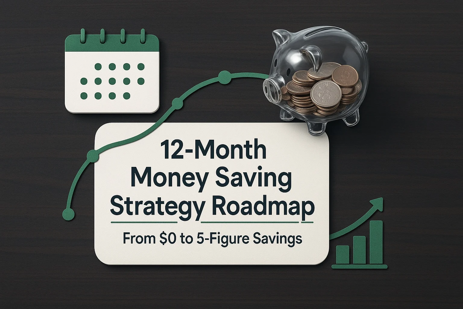 12‑Month Money Saving Strategy Roadmap: From $0 to 5‑Figure Savings 1