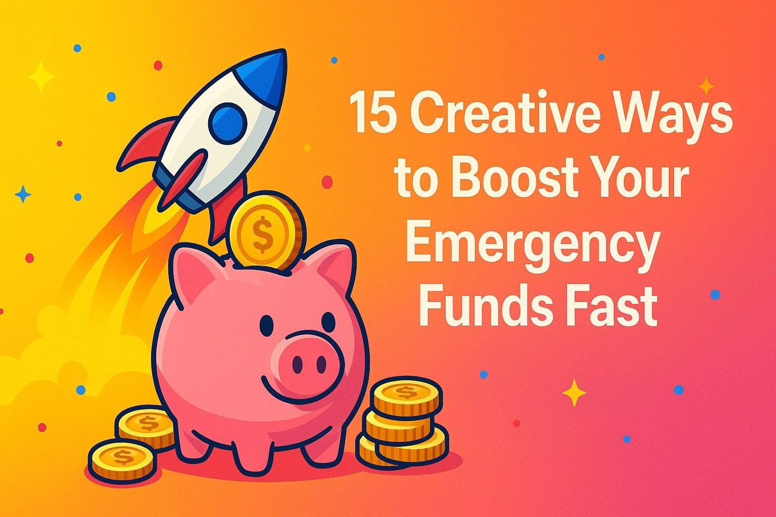 15 Creative Ways to Boost Your Emergency Funds Fast