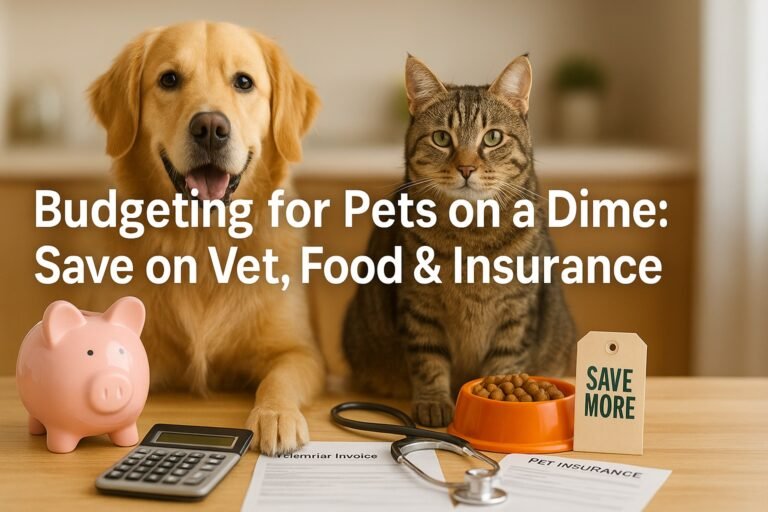 Budgeting for Pets on a Dime: Vet Bills, Food & Insurance Hacks to Save Money and Live Better 1