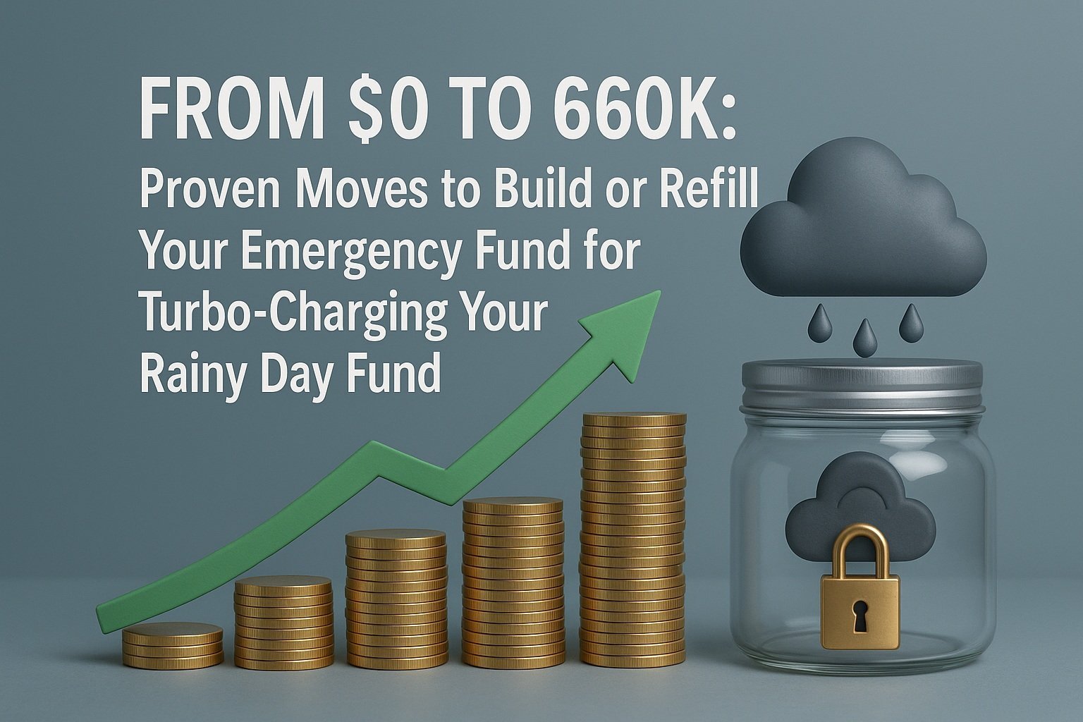 From $0 to $60K: Proven Moves to Build or Refill Your Emergency Fund for Turbo-Charging Your Rainy Day Fund