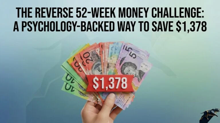 The Reverse 52-Week Money Challenge: A Psychology-Backed Way to Save $1,378 6