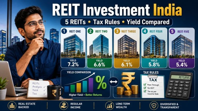 REIT Investment India: 5 REITs, Tax Rules and Yield Compared 1