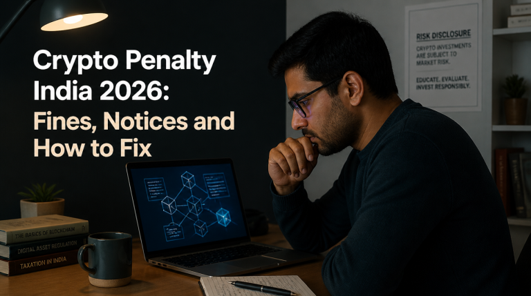 Crypto Penalty India 2026: Fines, Notices and How to Fix - hero image