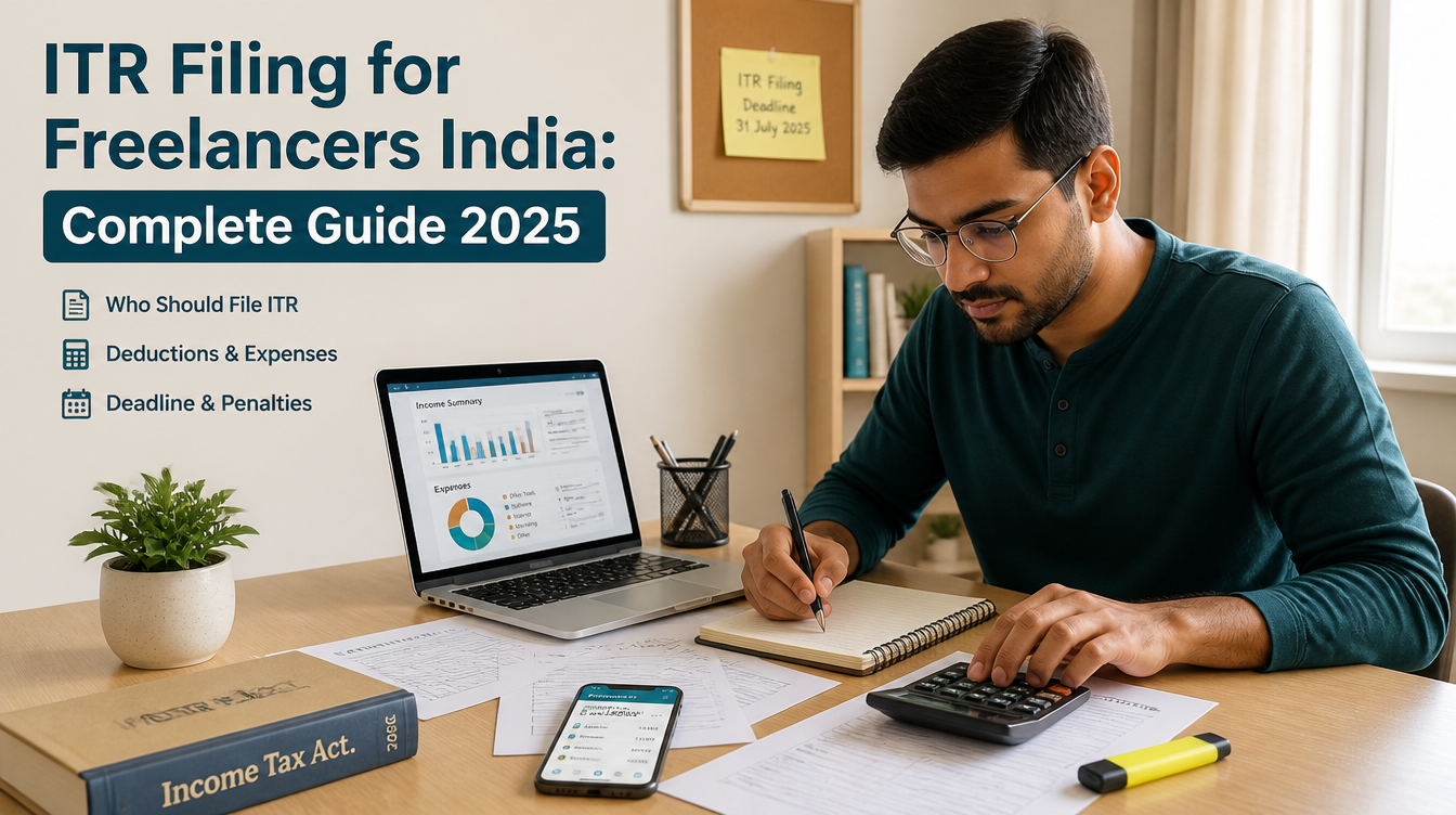ITR Filing for Freelancers India: Complete Guide 2025 - hero image