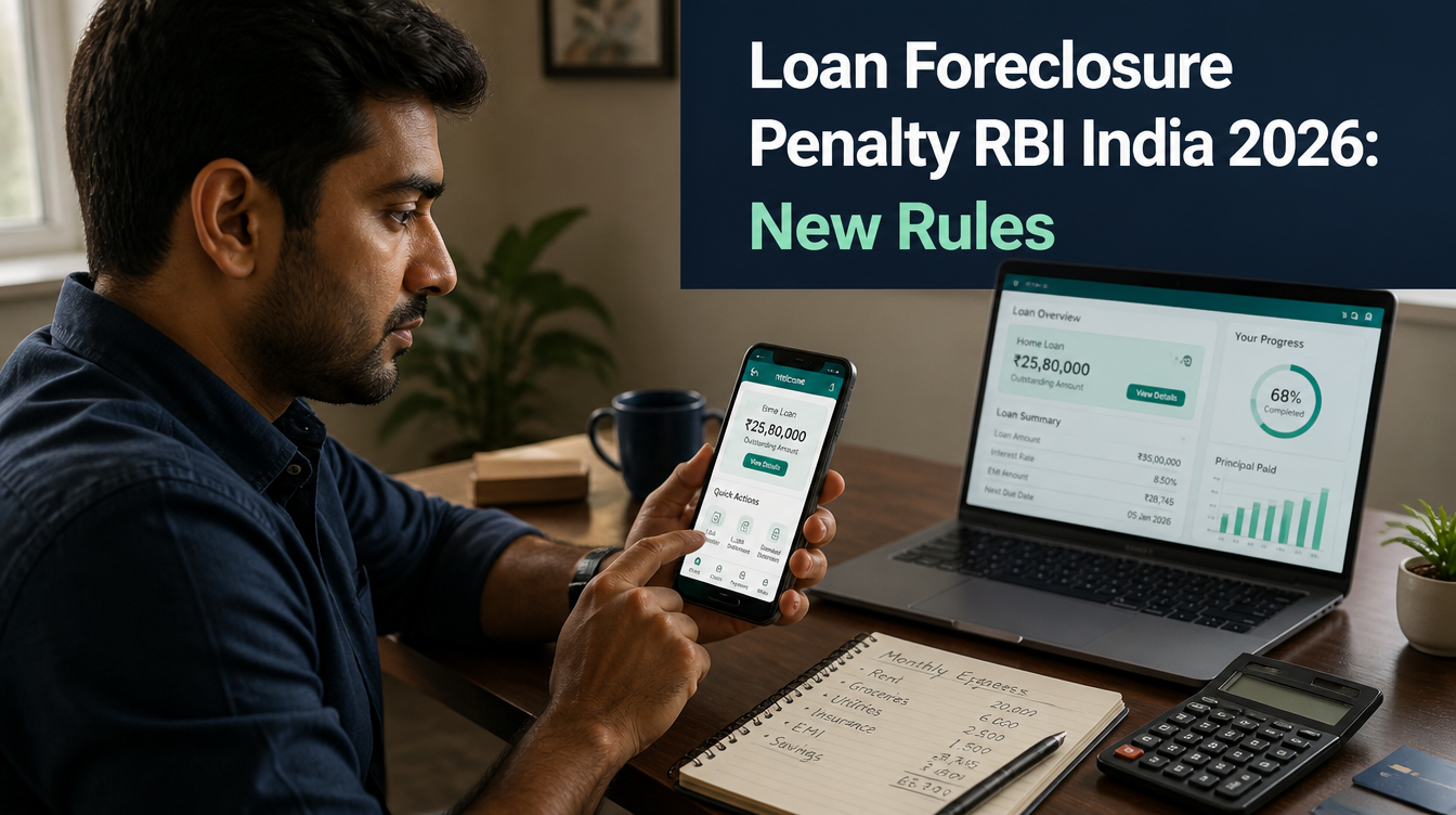 Loan Foreclosure Penalty RBI India 2026: New Rules - hero image