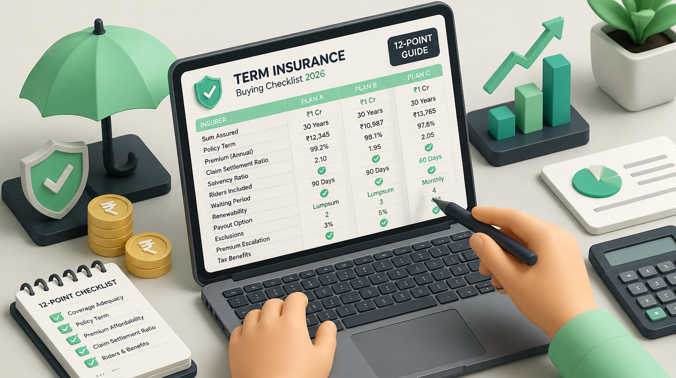 Term Insurance Buying Checklist 2026: 12-Point Guide - inline-1 illustration (term insurance buying checklist 2026 12 point)