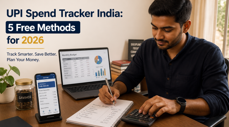 UPI Spend Tracker India: 5 Free Methods for 2026 - hero image