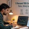 1 Percent TDS Crypto India: Rules, Refund and 26AS - hero image