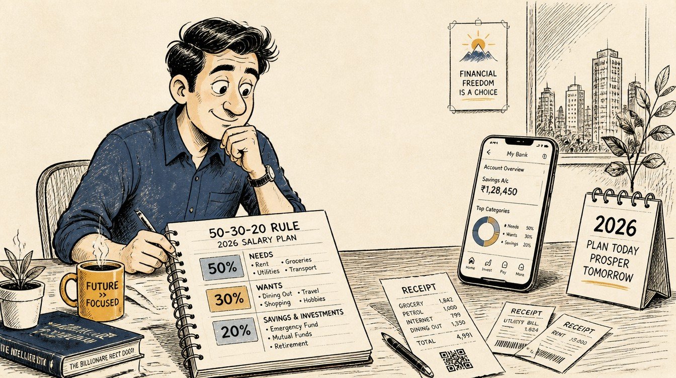 50-30-20 Rule India: 2026 Salary Allocation Guide - inline-2 illustration (50 30 20 rule india salary allocation 2026)
