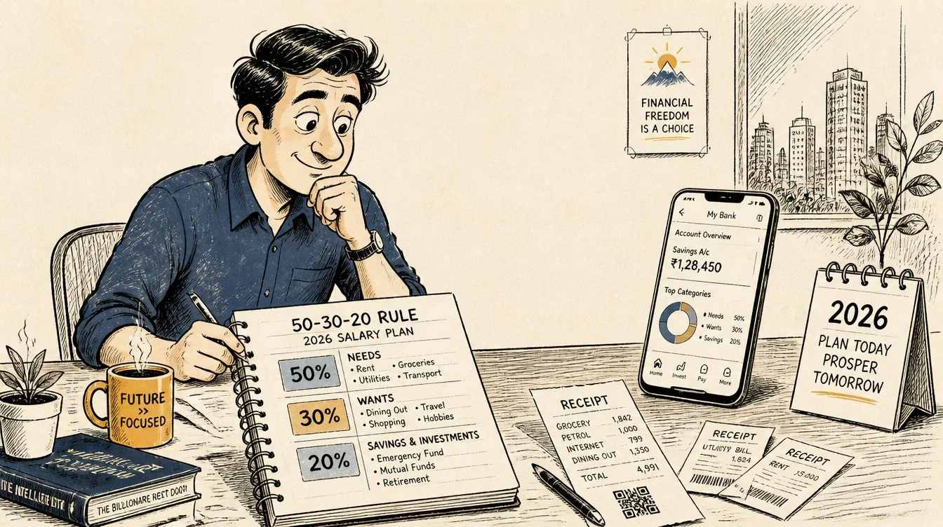 50-30-20 Rule India: 2026 Salary Allocation Guide - inline-2 illustration (50 30 20 rule india salary allocation 2026)
