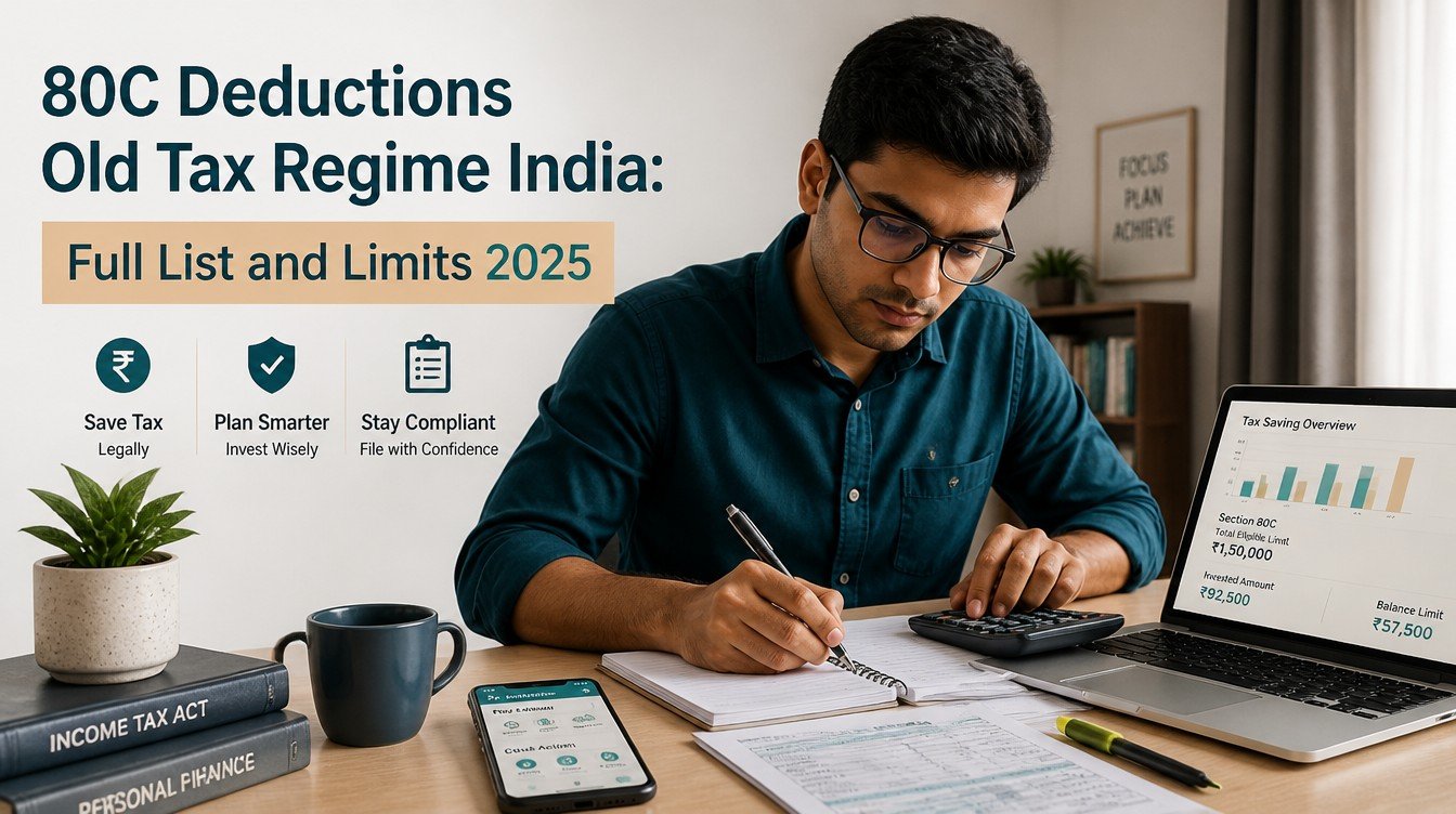 80C Deductions Old Tax Regime India: Full List and Limits 2025 - hero image