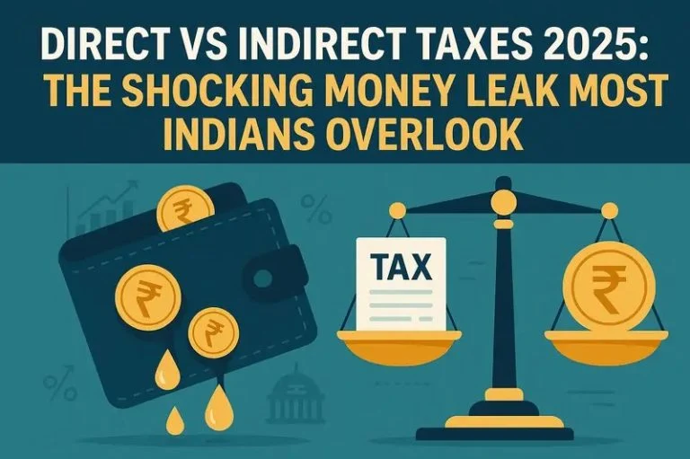 Direct vs Indirect Taxes 2025: The Shocking Money Leak Most Indians Overlook