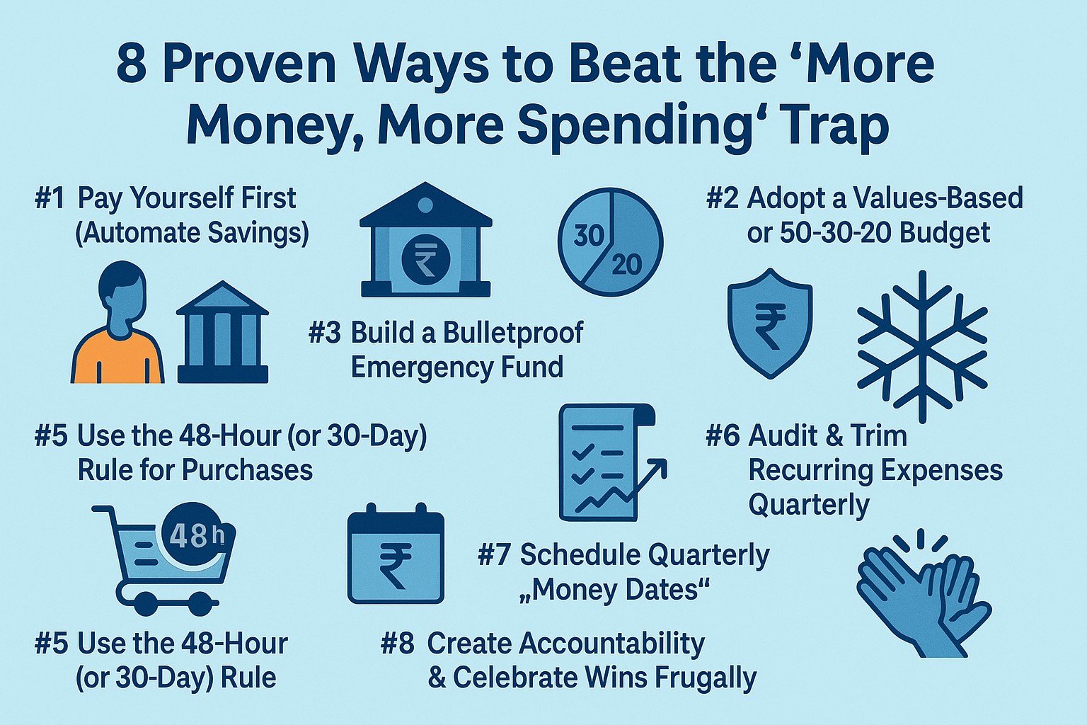 Lifestyle Inflation : 8 Proven Tactics to Stop Lifestyle Creep and Supercharge Your Wealth
