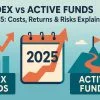 Index vs Active Funds in 2025: Costs, Returns & Risks Explained