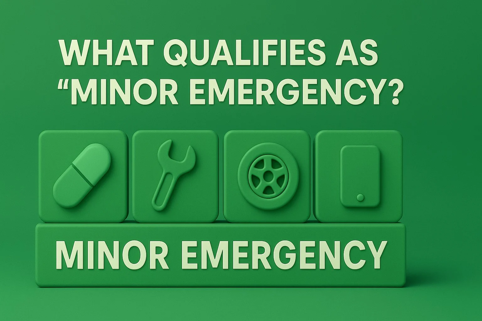 Emergency fund vs insurance for small everyday setbacks