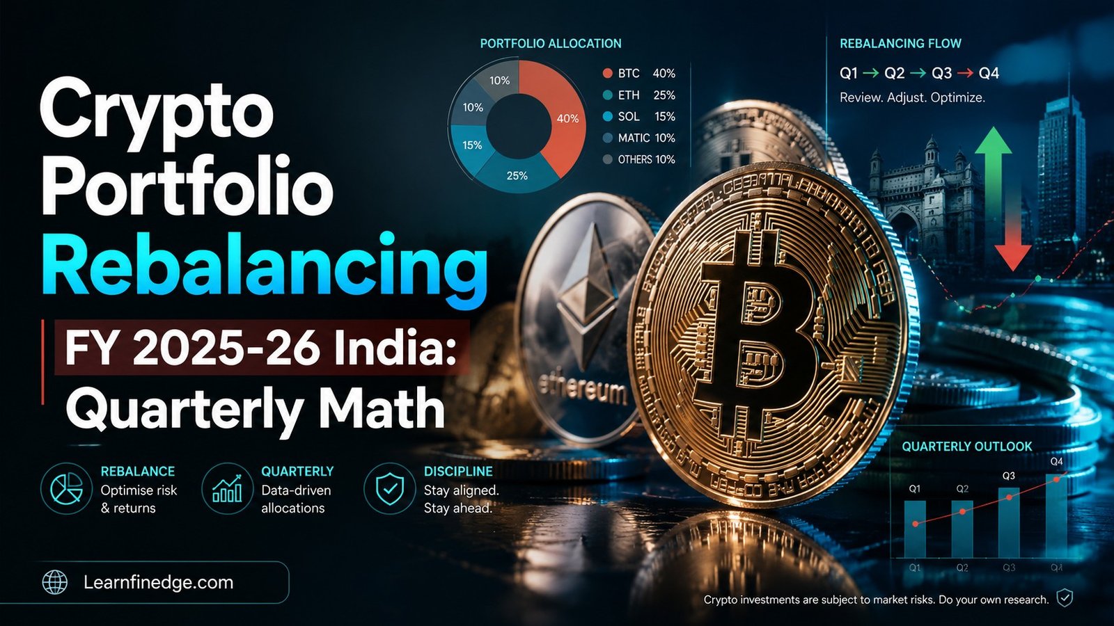 Crypto Portfolio Rebalancing FY 2025-26 India: Quarterly Math 2