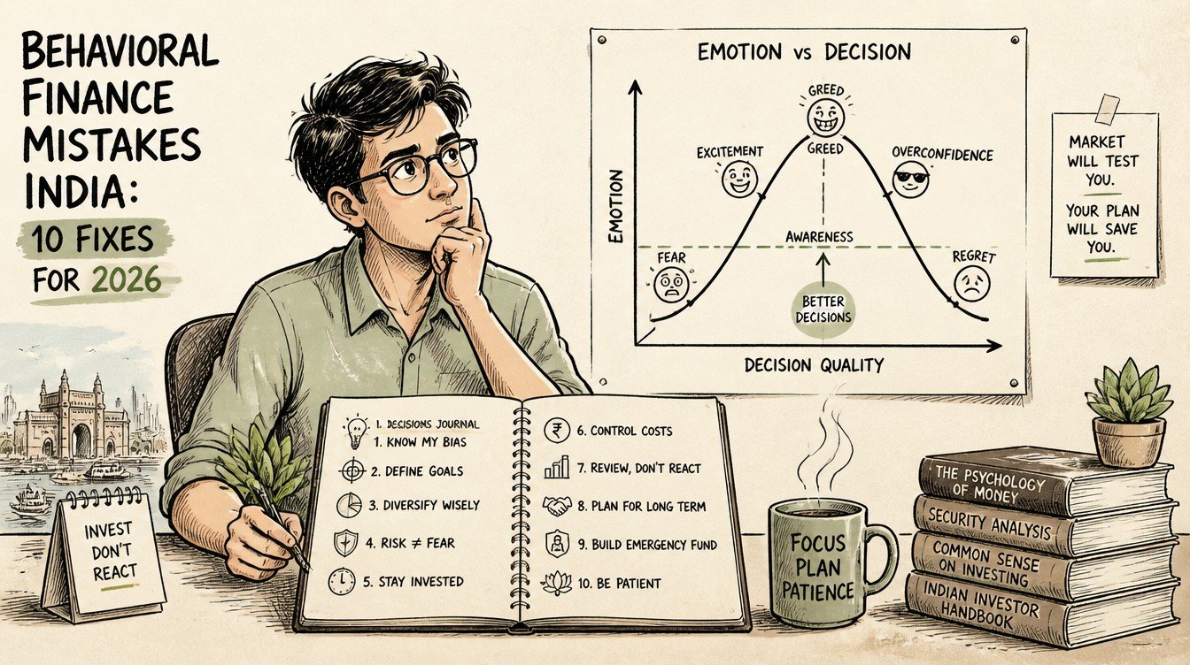 Behavioral Finance Mistakes India: 10 Fixes for 2026 - inline-2 illustration (behavioral finance mistakes india 10 millennial fixes)