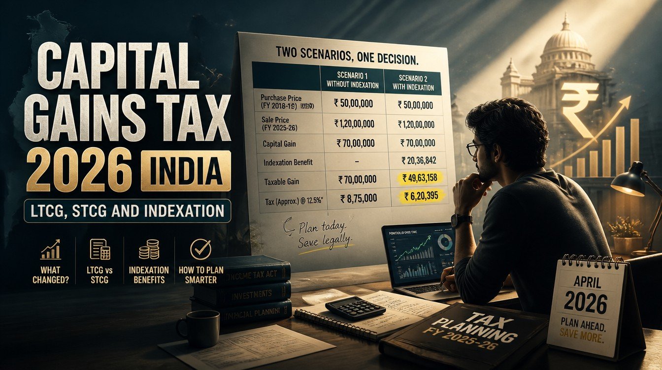 Capital Gains Tax 2026 India: LTCG, STCG and Indexation - inline-2 illustration (capital gains tax 2026 india ltcg stcg indexation)