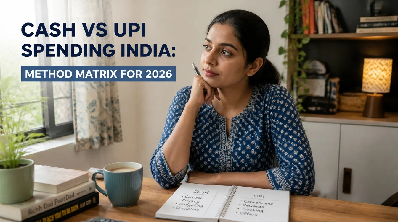 Cash vs UPI Spending India: Method Matrix for 2026 - hero image
