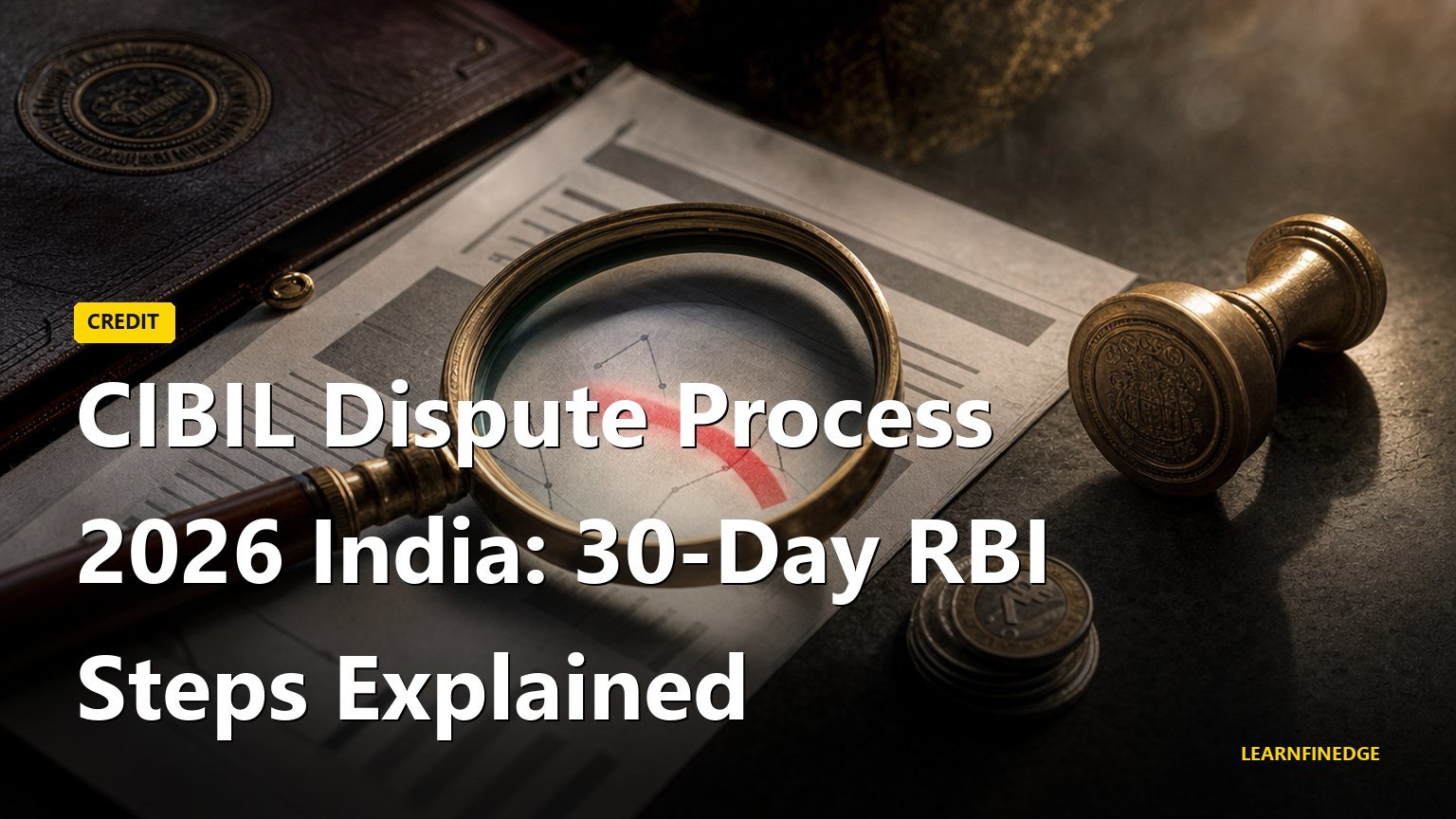 CIBIL Dispute Process 2026 India: 30-Day RBI Steps Explained
