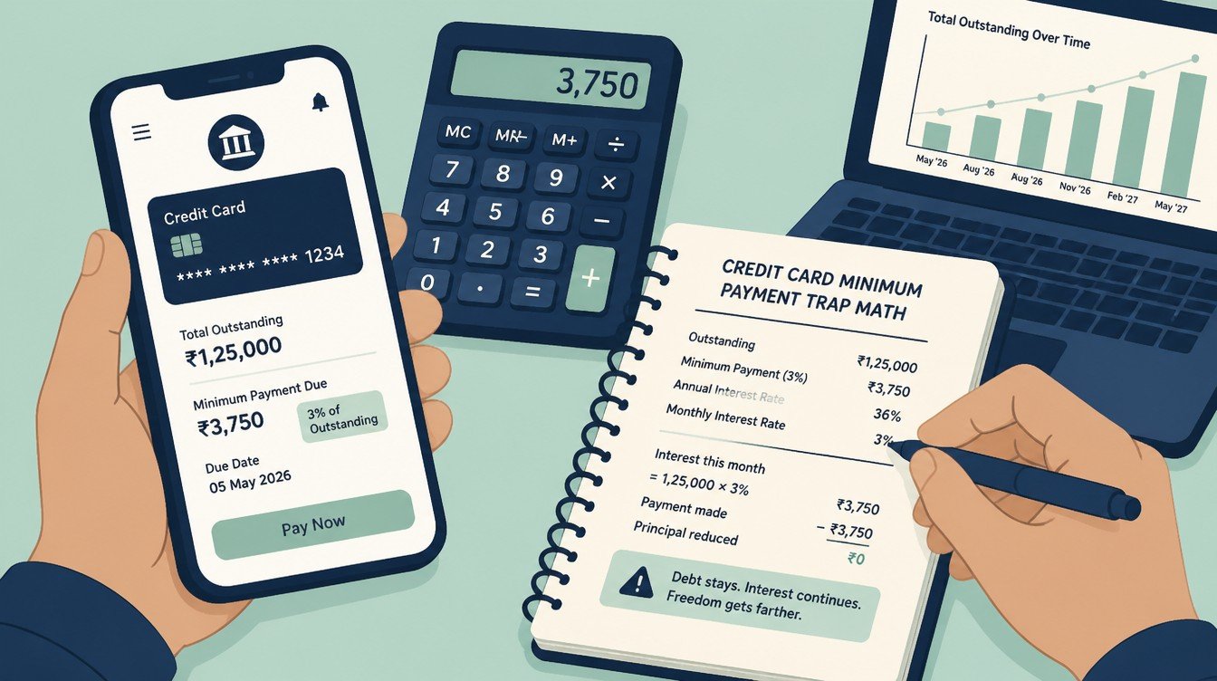 Credit Card Minimum Payment Trap: India 2026 Math - inline-1 illustration (credit card minimum payment trap india)