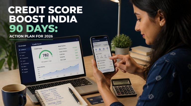 Credit Score Boost India 90 Days: Action Plan for 2026 - hero image