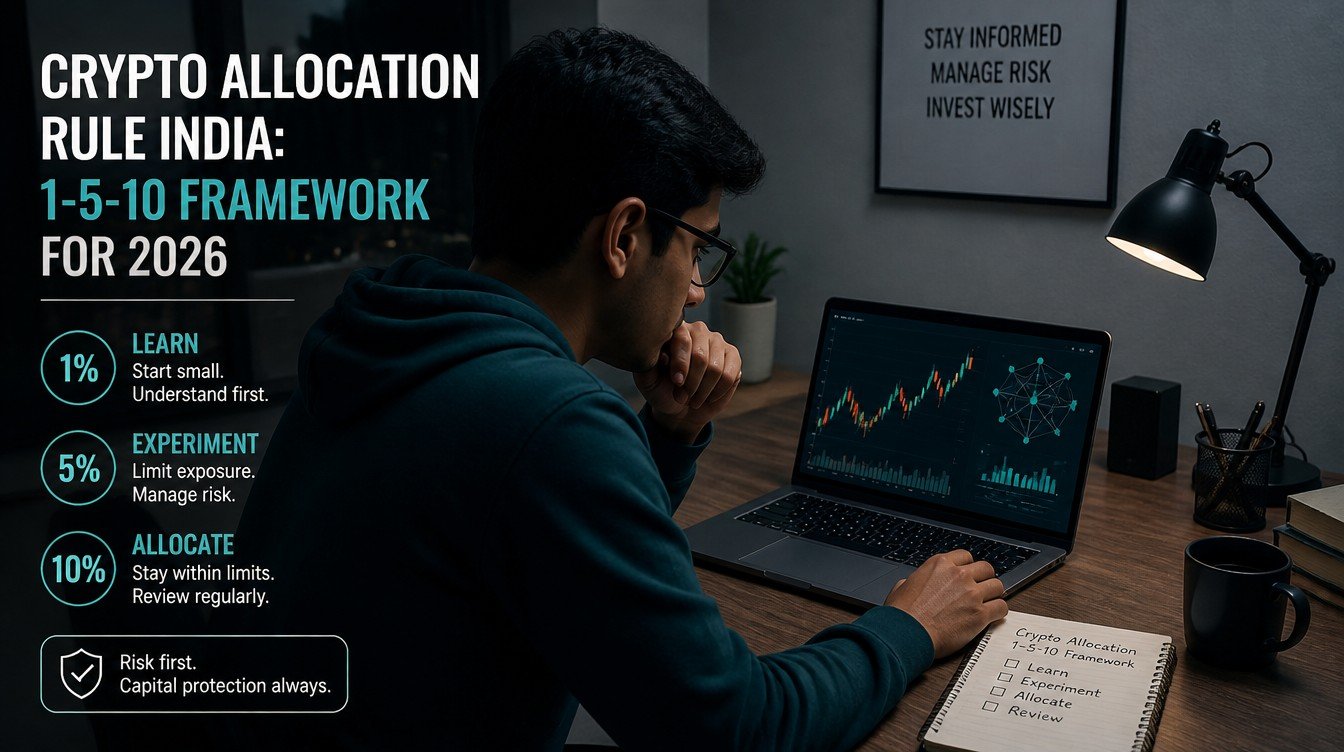 Crypto Allocation Rule India: 1-5-10 Framework for 2026 - hero image