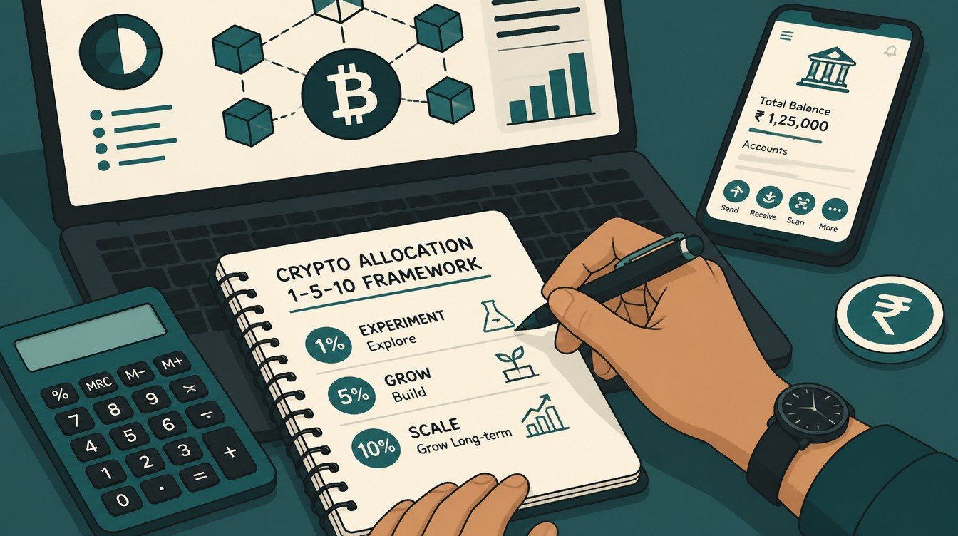 Crypto Allocation Rule India: 1-5-10 Framework for 2026 - inline-1 illustration (crypto allocation rule india 1 5 10 framework)