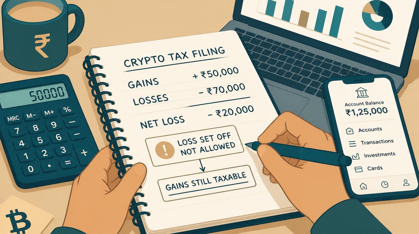 Crypto Loss Set Off India: Why Gains Still Get Taxed - inline-1 illustration (crypto loss set off india section 115bbh)