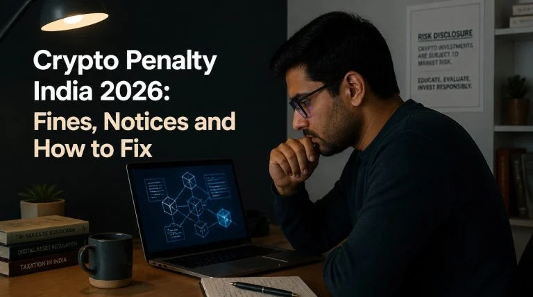 Crypto Penalty India 2026: Fines, Notices and How to Fix - hero image