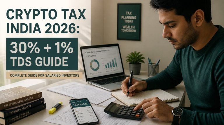 Crypto Tax India 2026: 30% + 1% TDS Guide - hero image
