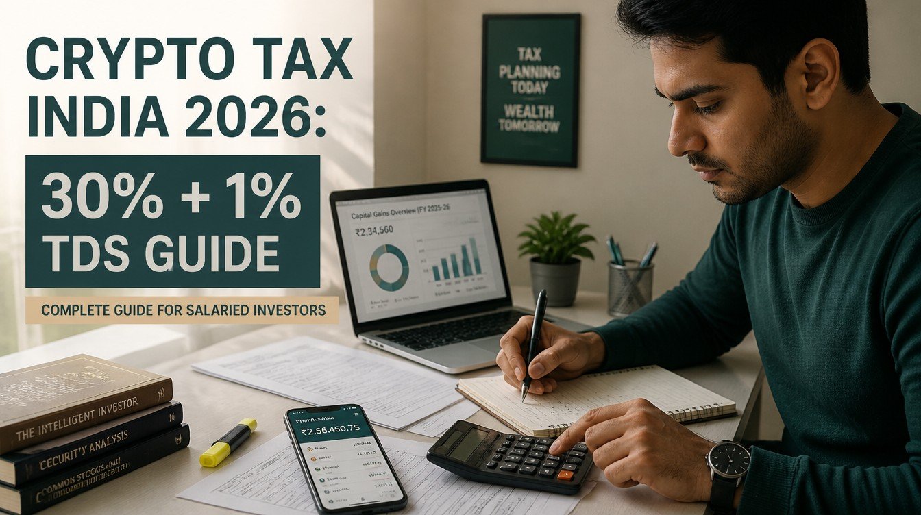 Crypto Tax India 2026: 30% + 1% TDS Guide - hero image