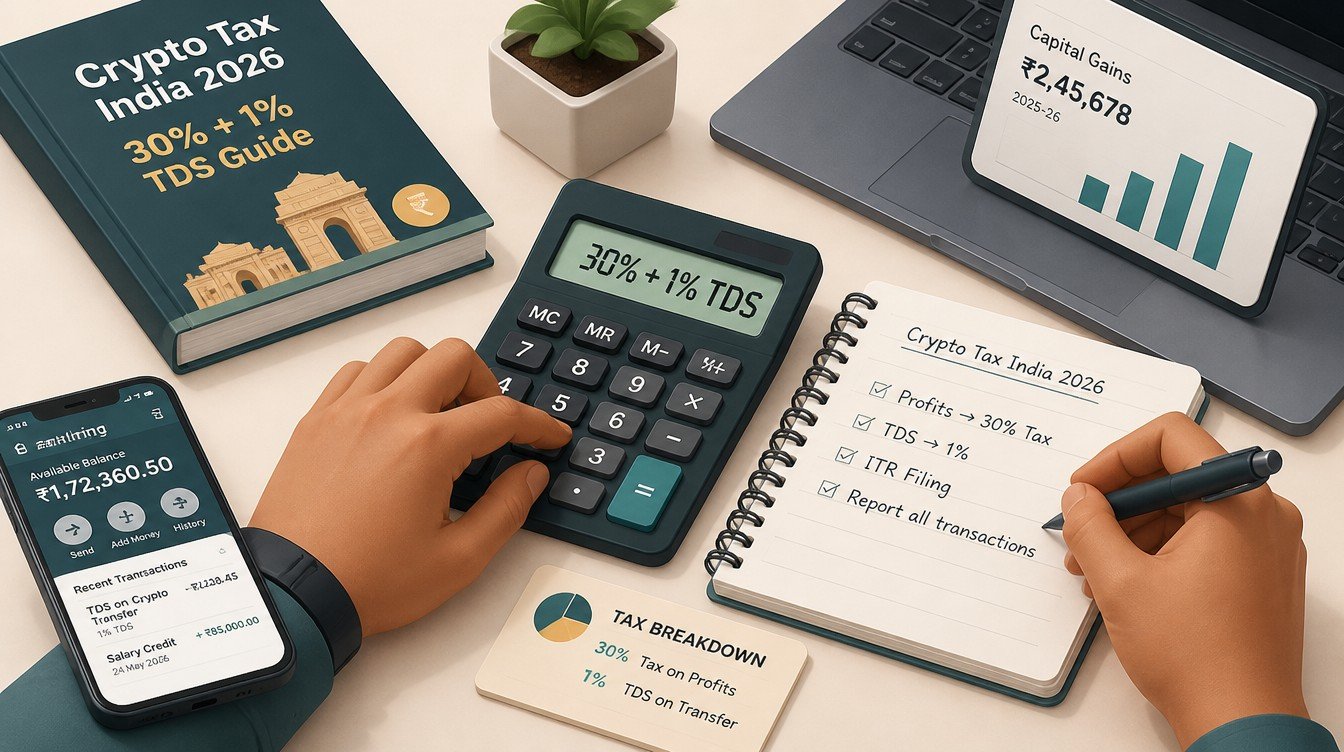 Crypto Tax India 2026: 30% + 1% TDS Guide - inline-1 illustration (crypto tax india 2026 30 percent 1 tds guide)