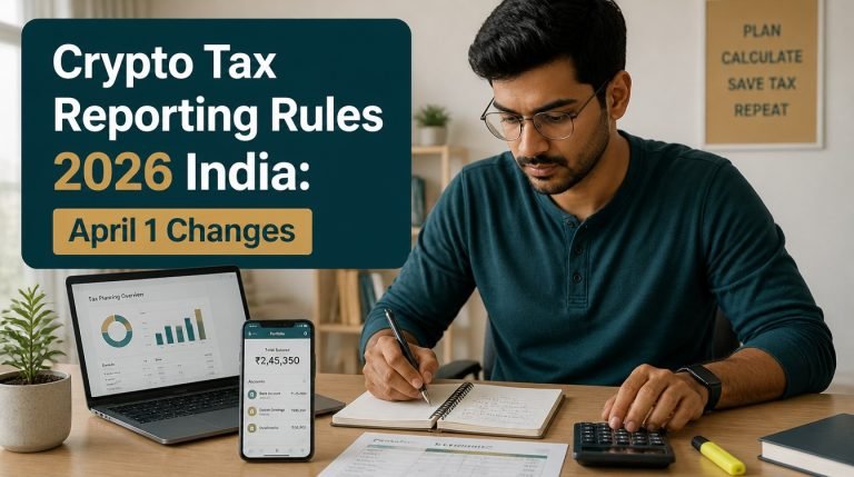Crypto Tax Reporting Rules 2026 India: April 1 Changes - hero image
