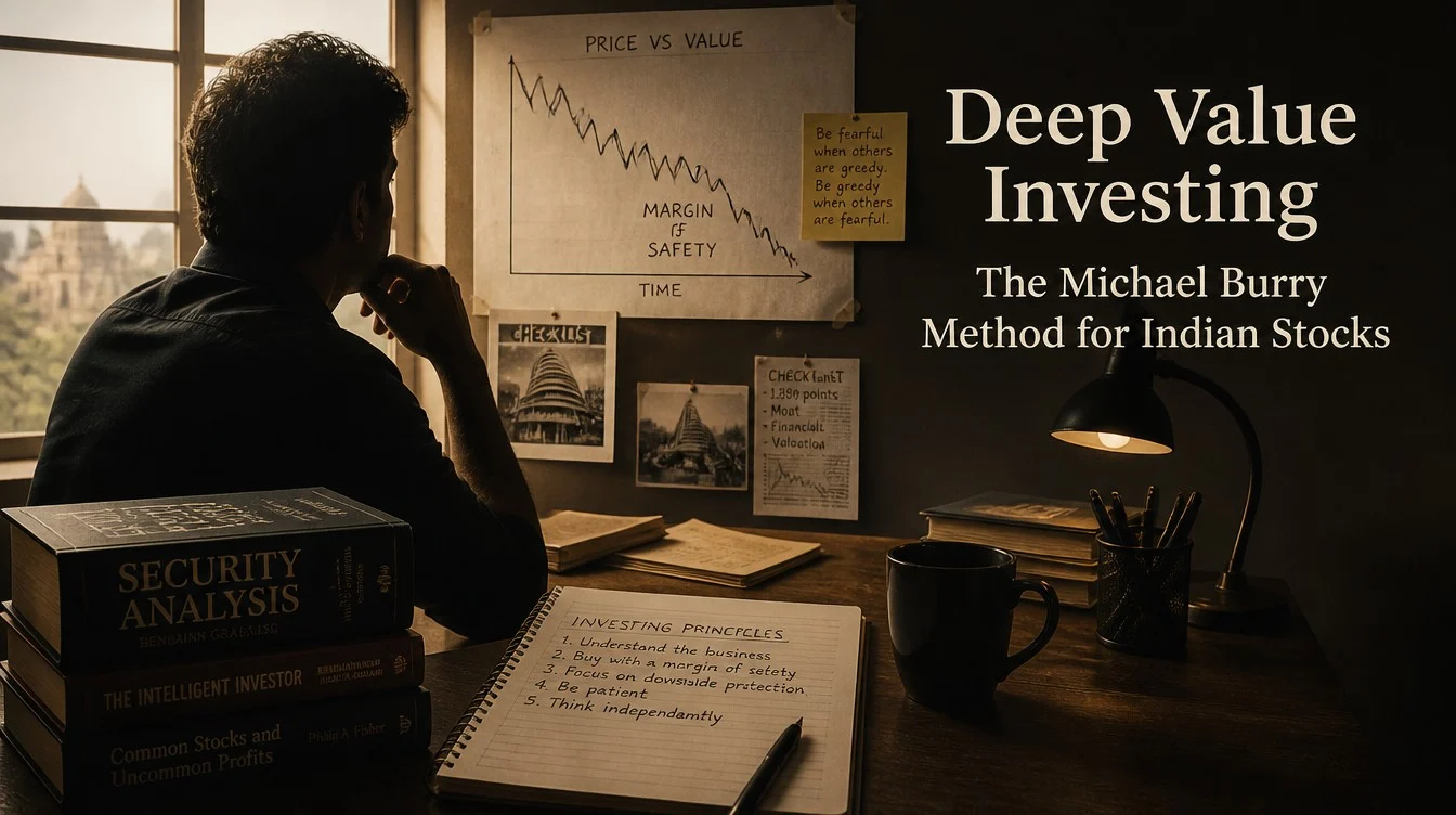 Deep Value Investing: The Michael Burry Method for Indian Stocks - hero image