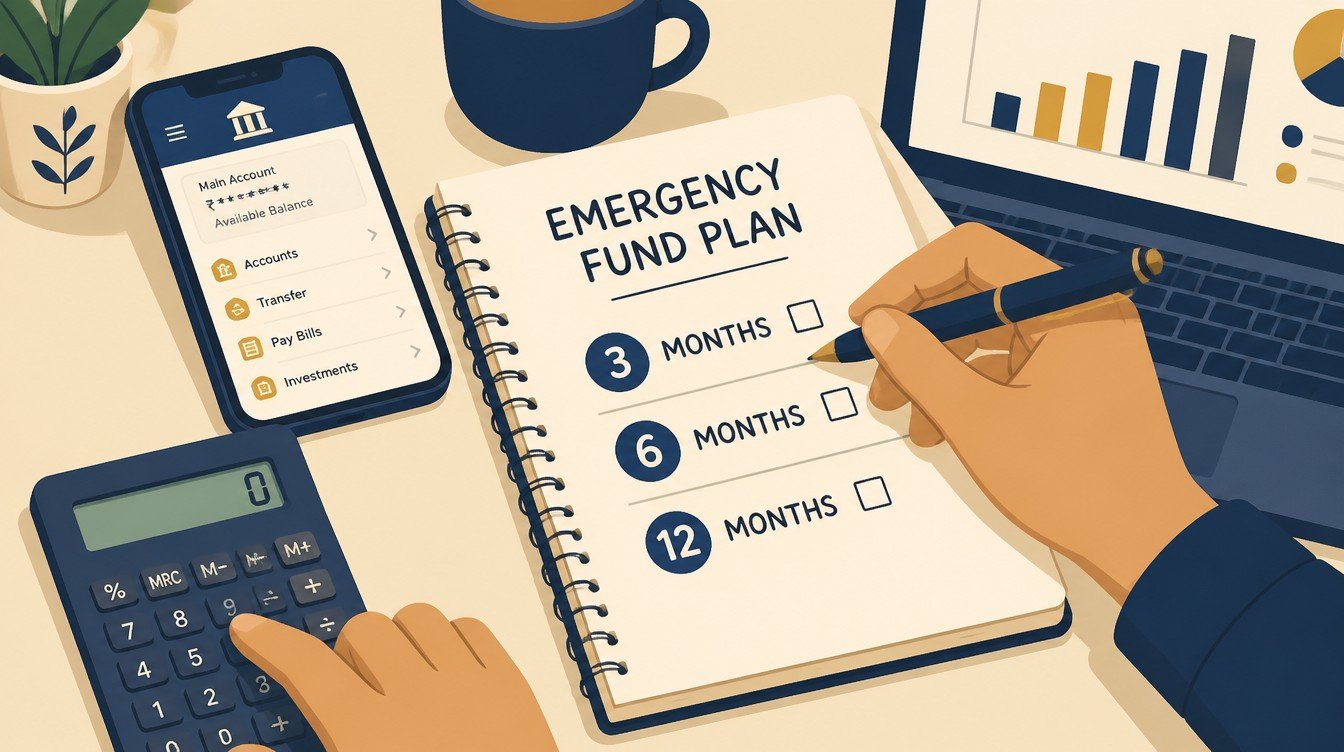 Emergency Fund Size India: 3, 6, or 12 Months in 2026 - inline-1 illustration (emergency fund size india 3 6 12 months 2026)
