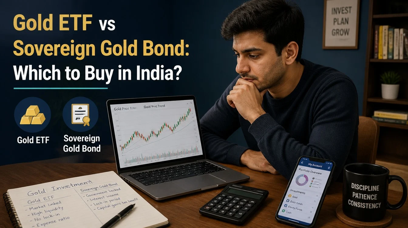 Gold ETF vs Sovereign Gold Bond: Which to Buy in India? - hero image